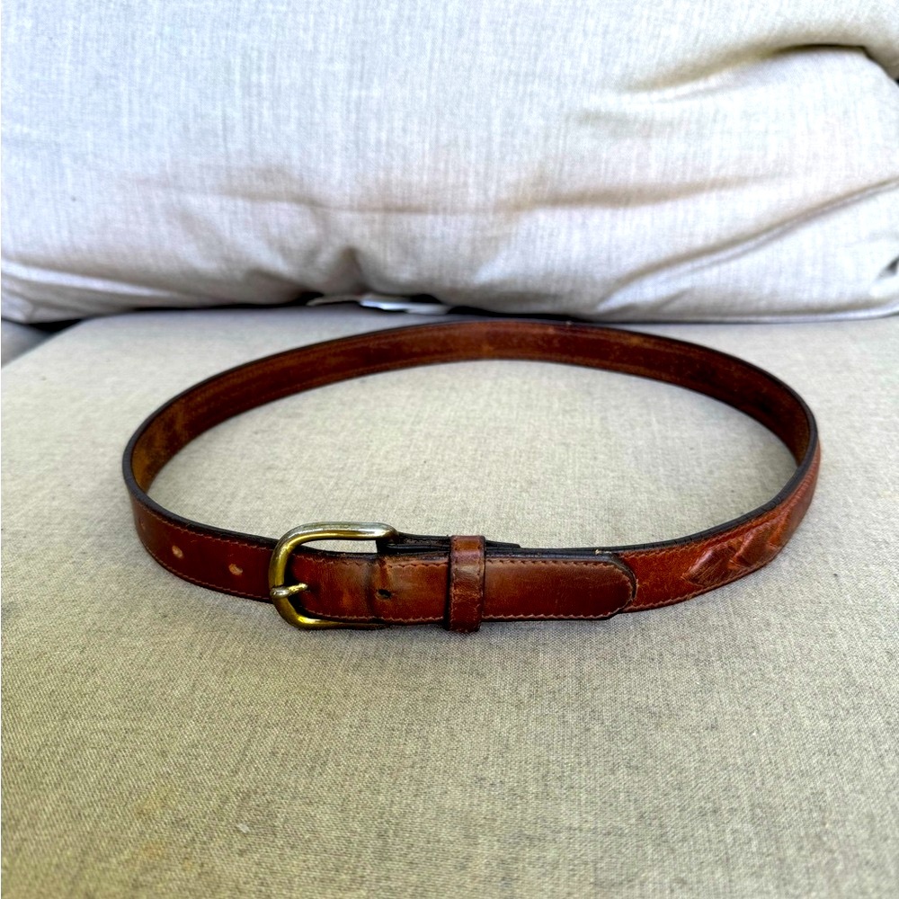 Classic, Brown, Leather Belt